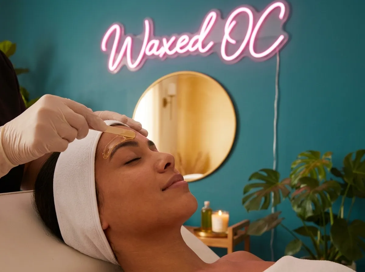 Brow waxing treatment, Waxed OC San Juan Capistrano