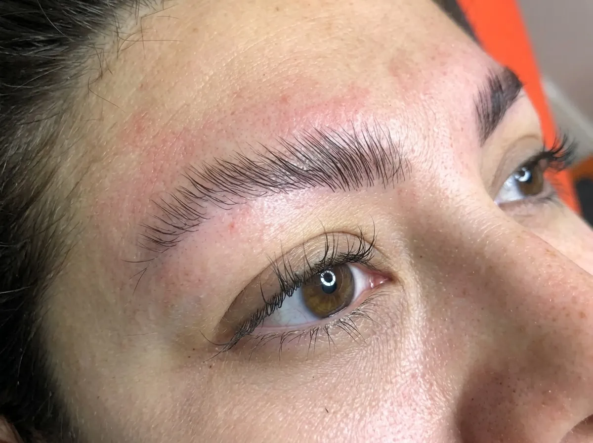 Brow Lamination — before