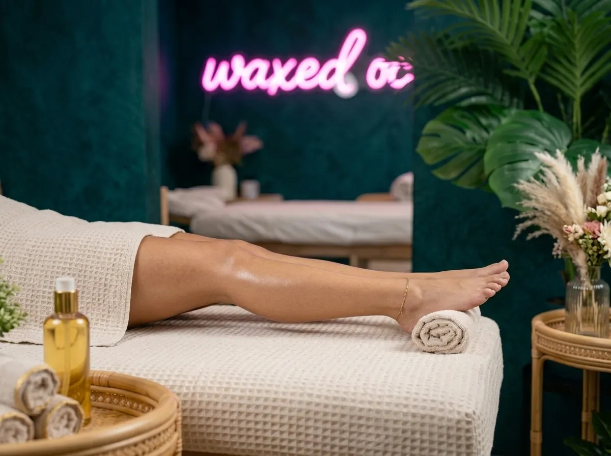 Leg waxing spa treatment, Waxed OC San Juan Capistrano