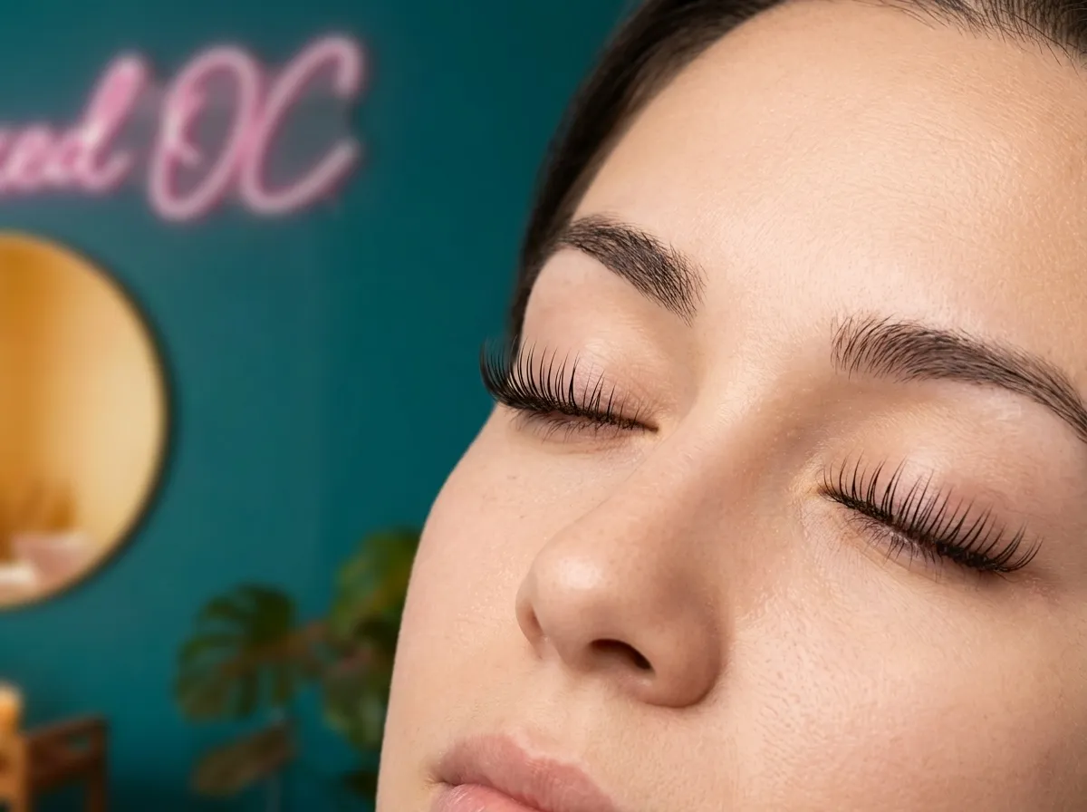 Lash lift result, Waxed OC San Juan Capistrano